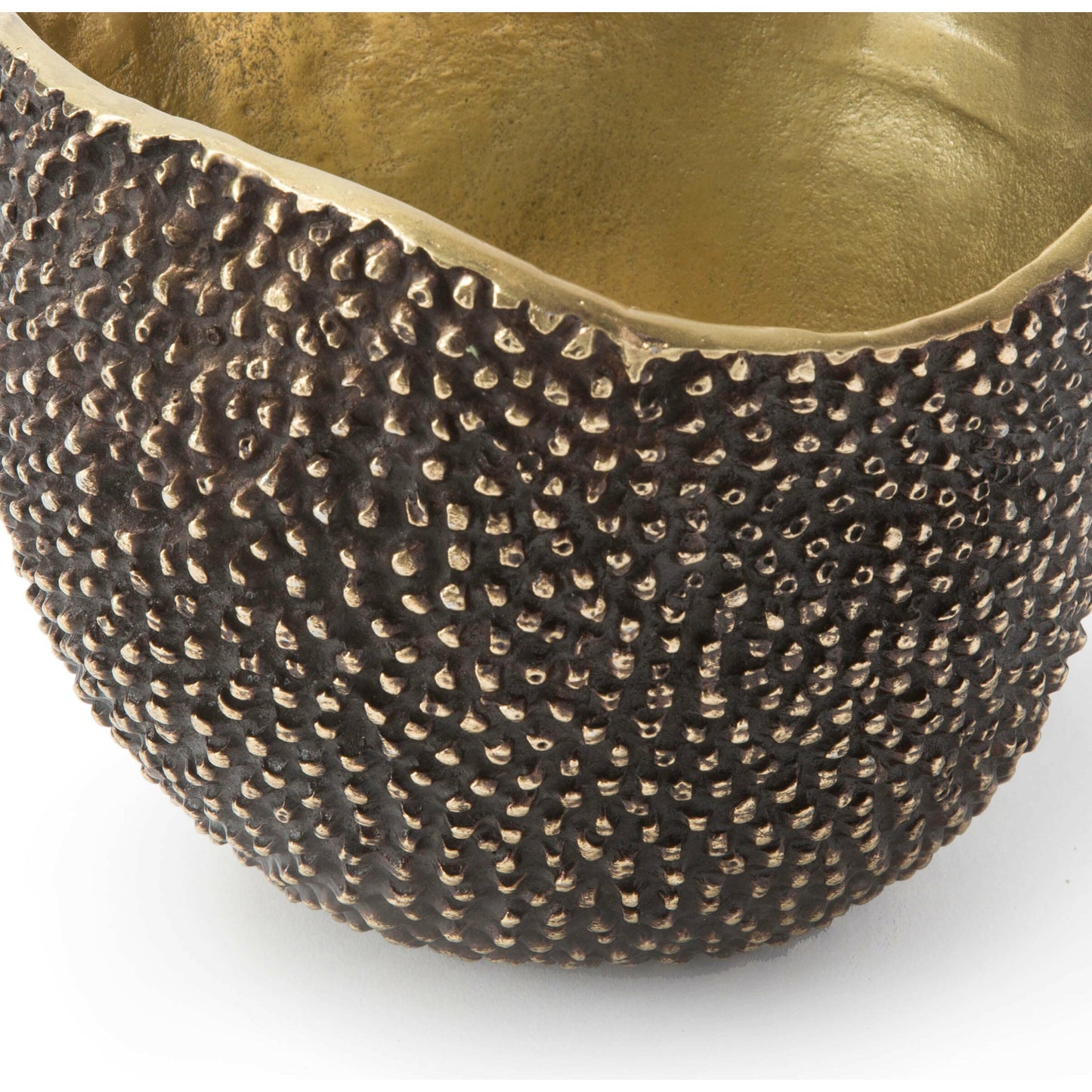 004 SR-769959 | Closeup | Jack Bowl by Regina Andrew in patina. Made from aluminum in a eclectic & global style.