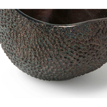 Jack Bowl by Regina Andrew in patina. Made from aluminum in a eclectic & global style.
