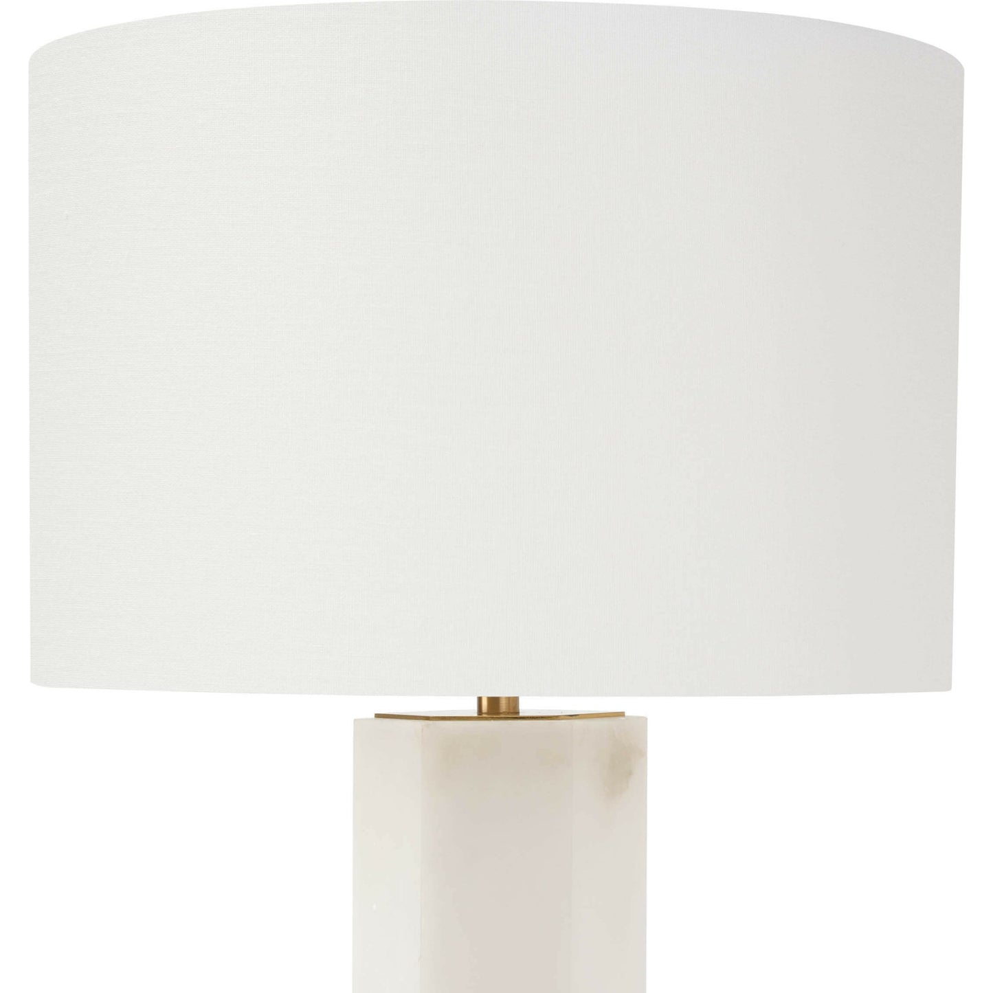001 SR-770064 | Closeup | Stella Alabaster Table Lamp by Regina Andrew in neutral and natural stone. Made from alabaster in a transitional style.