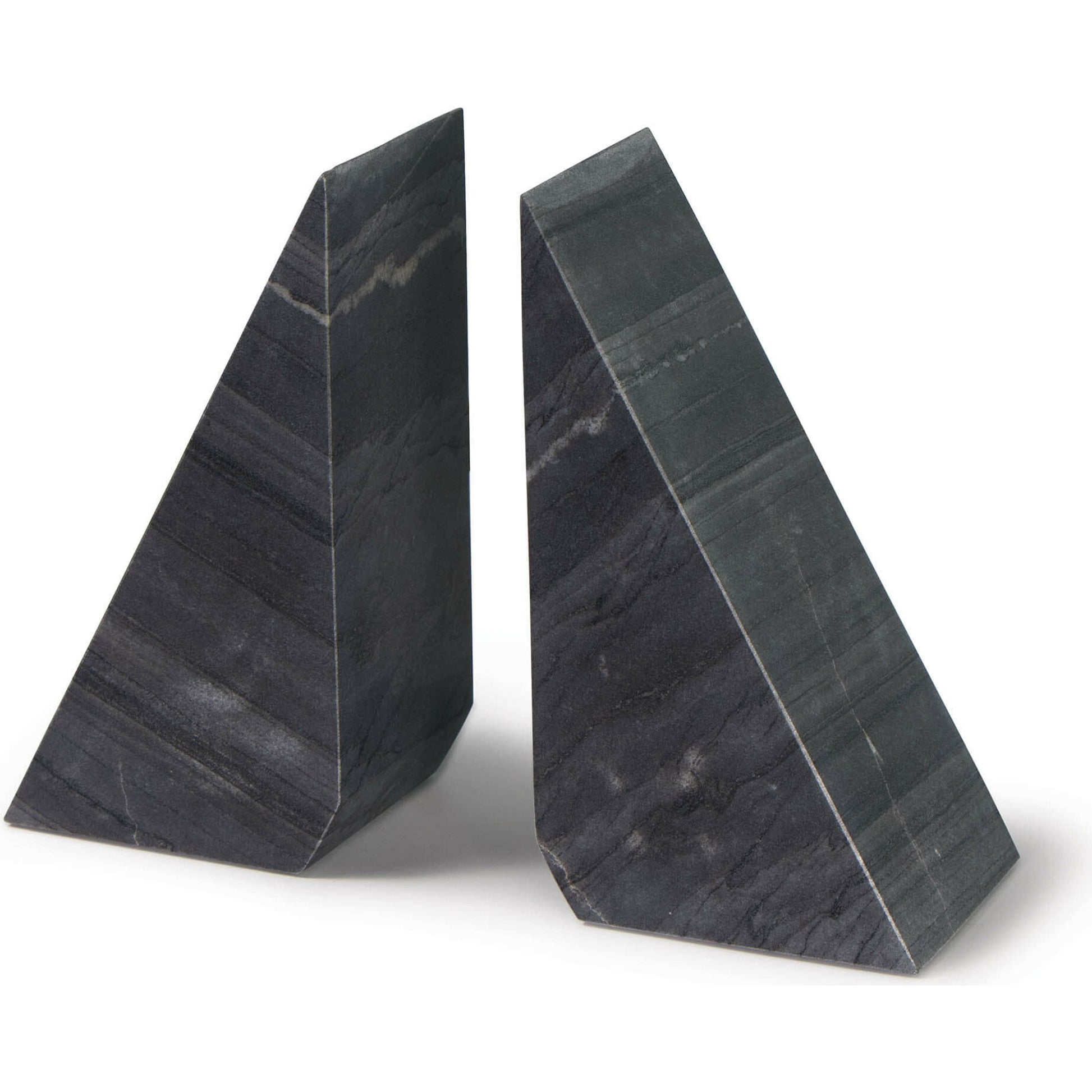 Othello Marble Bookends by Regina Andrew in white. Made from marble in a eclectic & global style.