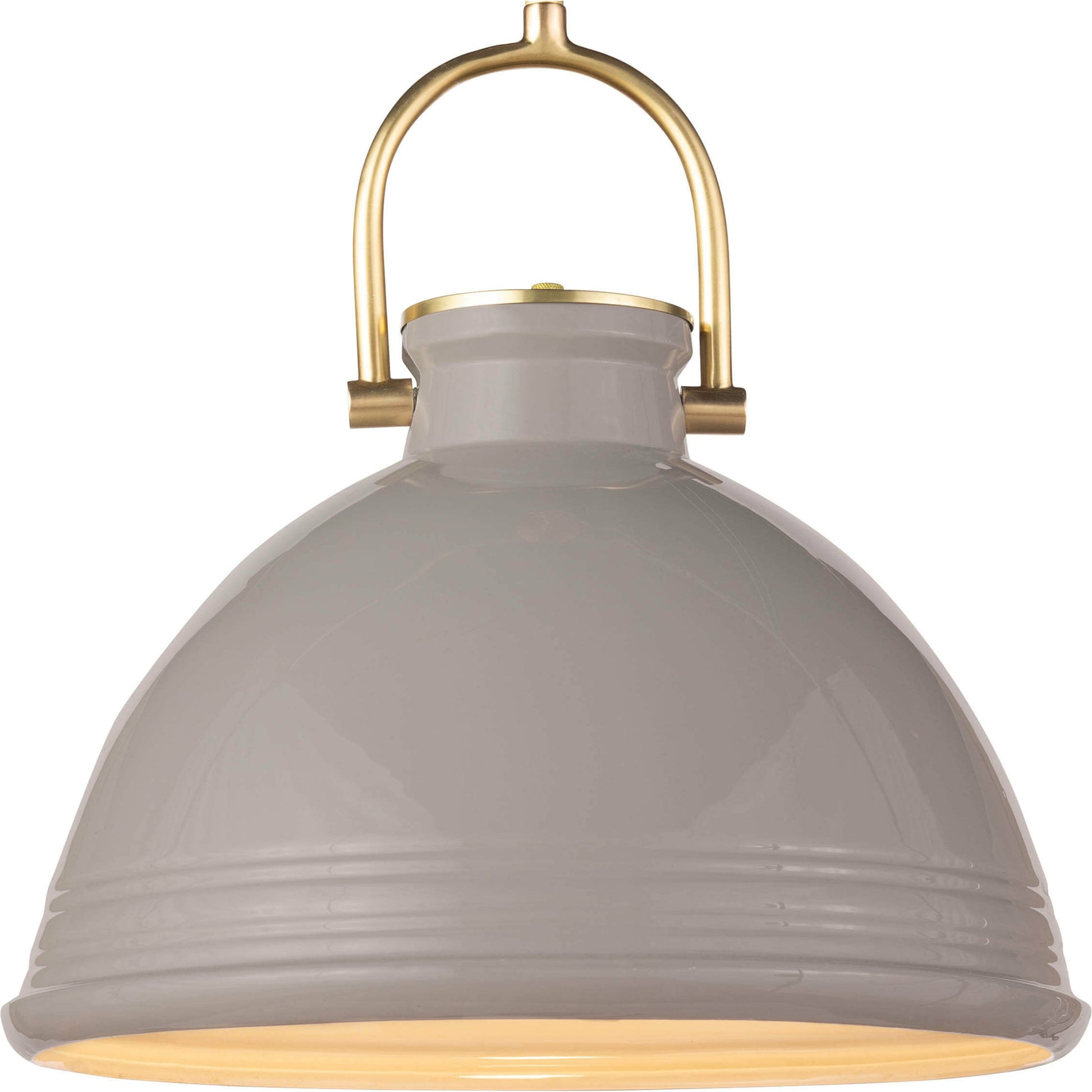 Eloise Ceramic Pendant by Regina Andrew in white. Made from ceramic in a transitional style.