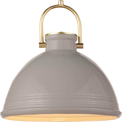 Eloise Ceramic Pendant by Regina Andrew in white. Made from ceramic in a transitional style.