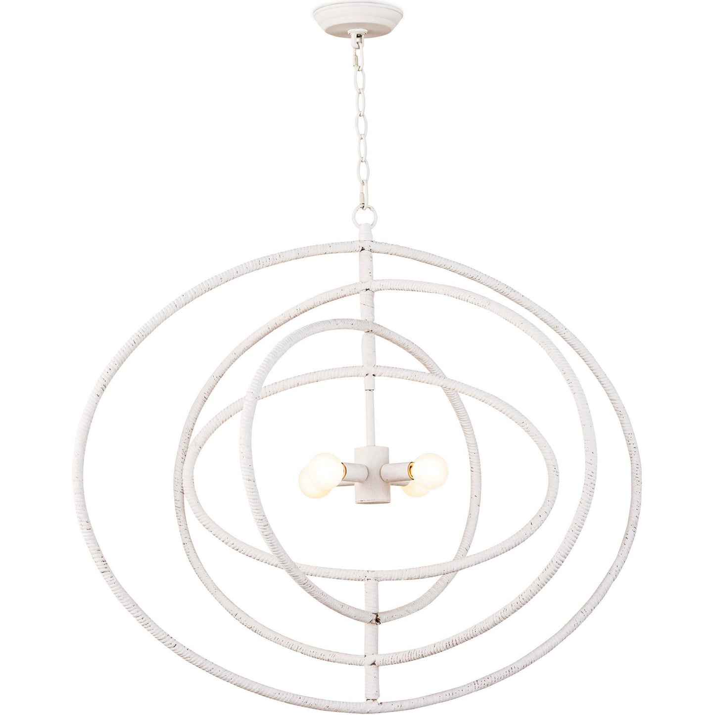 001 SR-770055 | Primary Silo | Sail Chandelier by Regina Andrew in white. Made from steel in a modern style.