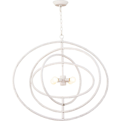 Sail Chandelier by Regina Andrew in white. Made from steel in a modern style.