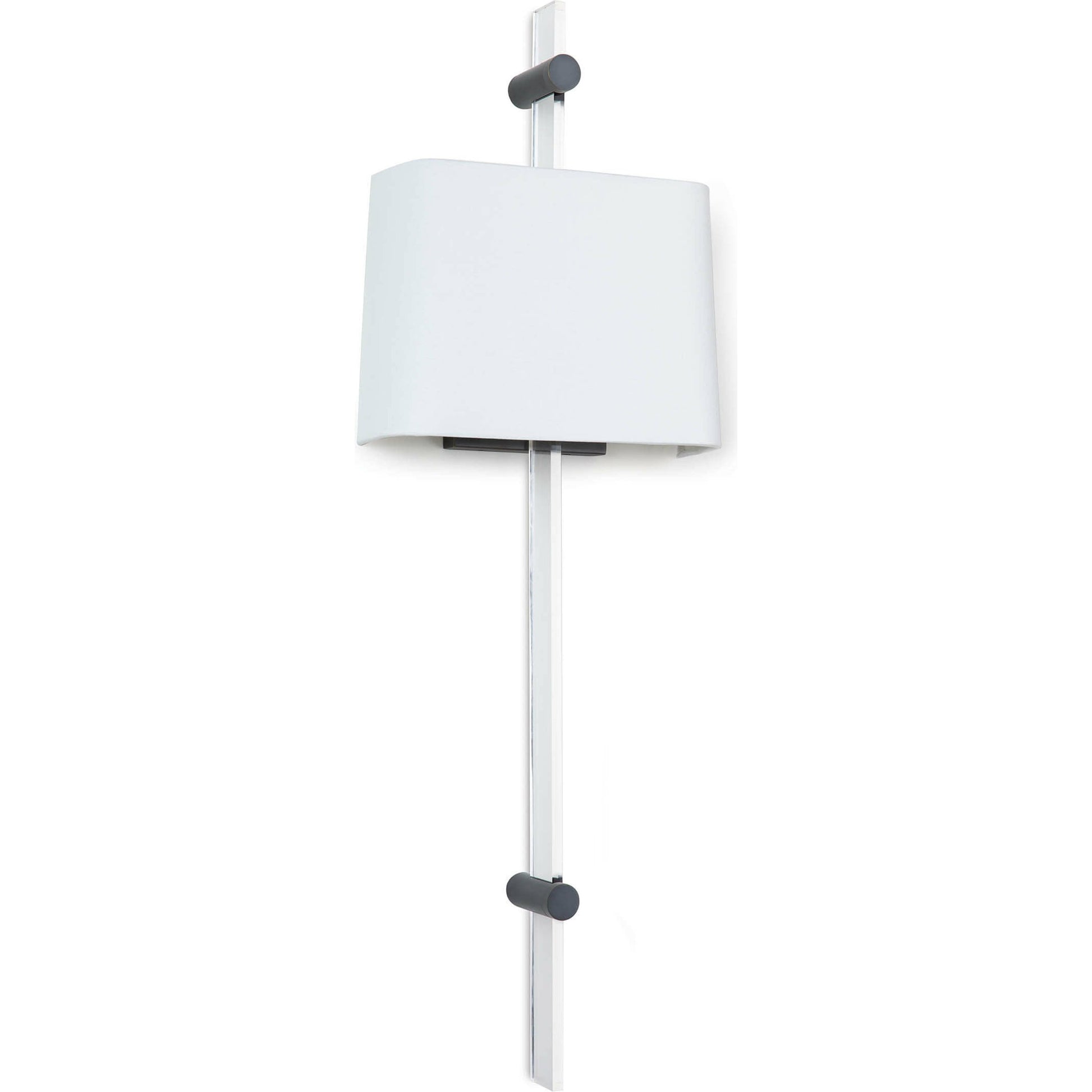 Taurus Sconce by Regina Andrew in nickel and clear. Made from acrylic in a modern style.