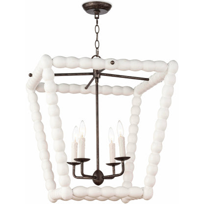 Perennial Lantern by Regina Andrew in natural. Made from birch wood in a cottage & farmhouse style.