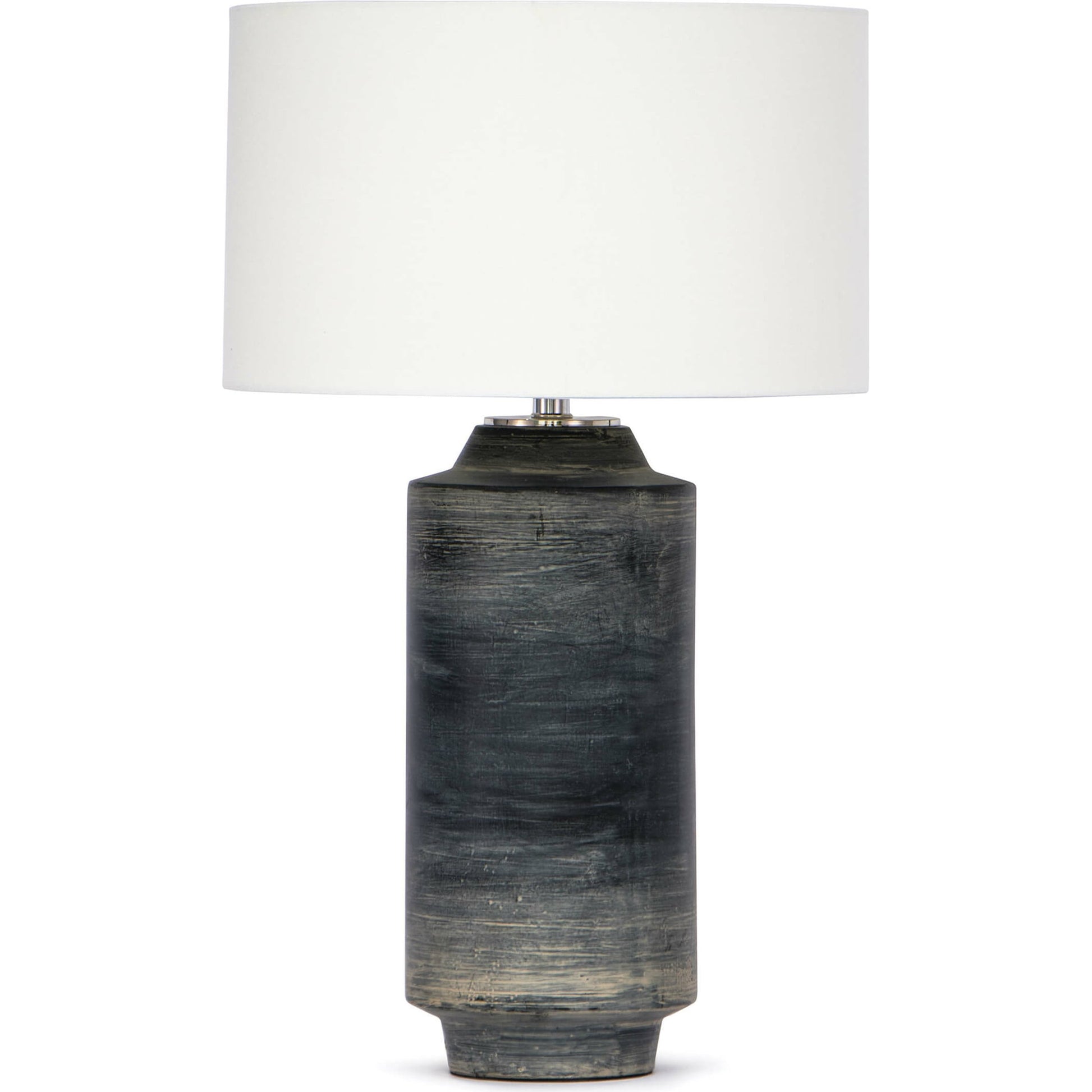 Dayton Ceramic Table Lamp by Regina Andrew in ebony and ebony. Made from ceramic in a eclectic & global style.