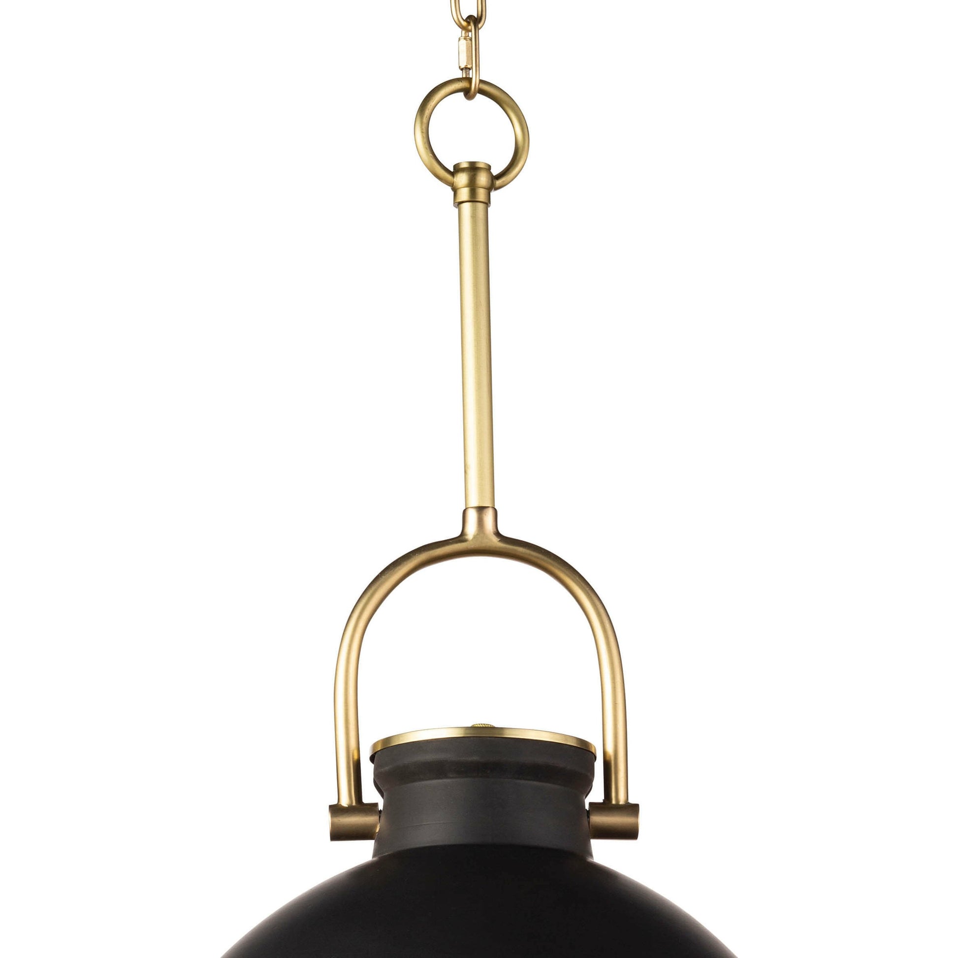Eloise Ceramic Pendant by Regina Andrew in white. Made from ceramic in a transitional style.
