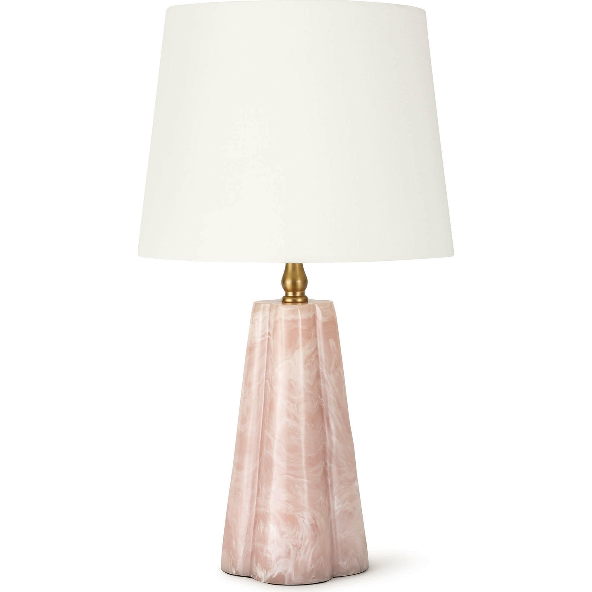 Joelle Mini Lamp by Regina Andrew in pink and rose. Made from resin in a transitional style.