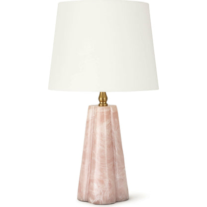 Joelle Mini Lamp by Regina Andrew in pink and rose. Made from resin in a transitional style.