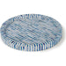 Bone and Indigo Tray Round by Regina Andrew. Made from bone in a coastal style.
