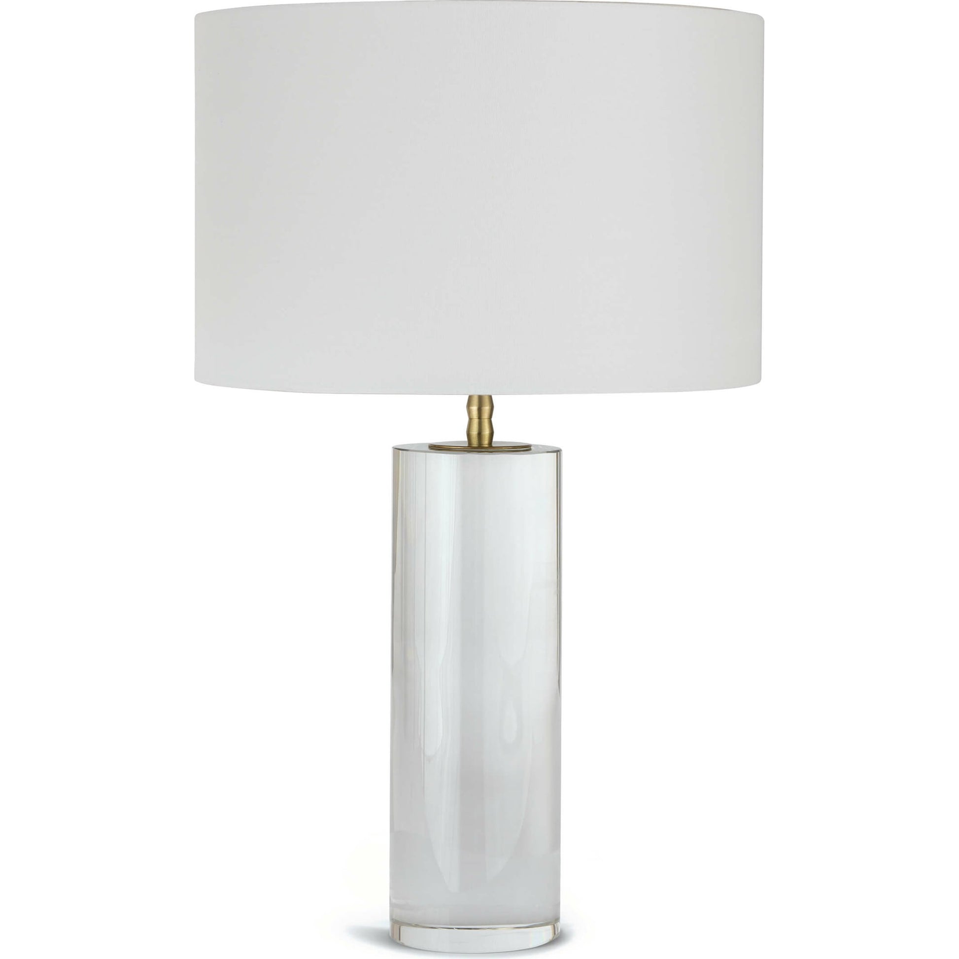 Juliet Crystal Table Lamp by Regina Andrew in clear and clear. Made from crystal in a modern style.