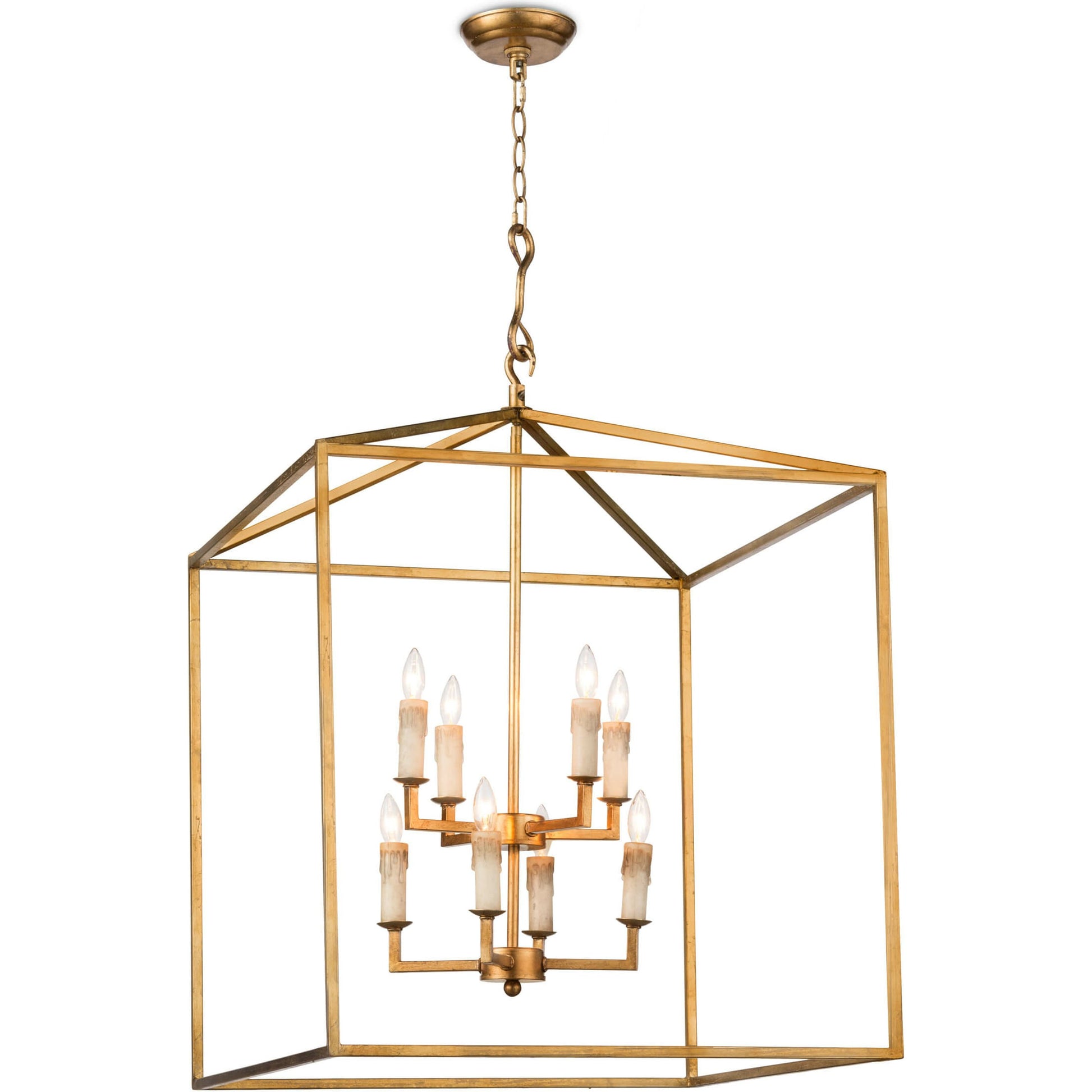 Cape Lantern by Regina Andrew in ebony and blackened iron. Made from iron in a cottage & farmhouse style.