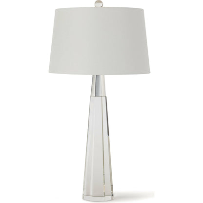 Carli Crystal Table Lamp by Regina Andrew in clear and clear. Made from crystal in a modern style.