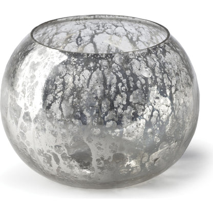 Votive Bowl by Regina Andrew in antique mercury and antique mercury. Made from glass in a traditional style.
