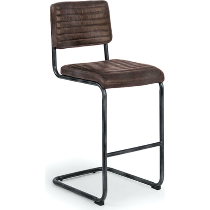 Dylan Bar Stool (Set of 2) by Regina Andrew. Made from leather in a modern style.