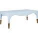 Medina Tapered Leg Coffee Table by Worlds Away. Made from unique in a unique style.