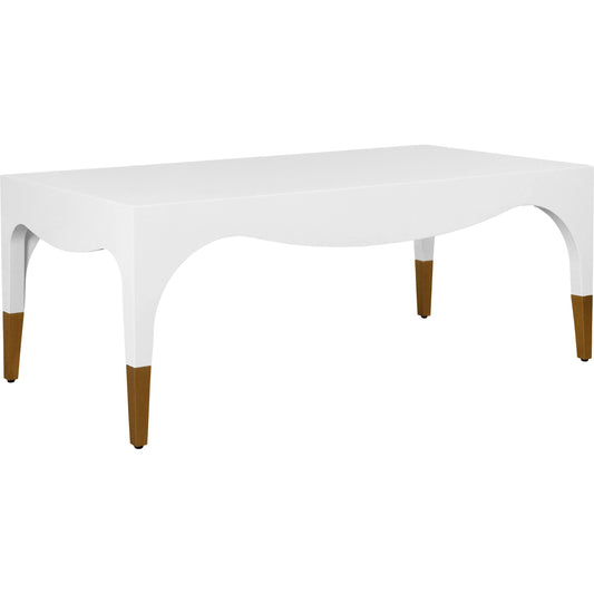 Medina Tapered Leg Coffee Table by Worlds Away. Made from unique in a unique style.