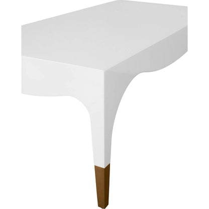 Medina Tapered Leg Coffee Table by Worlds Away. Made from unique in a unique style.