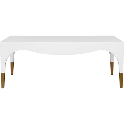 Medina Tapered Leg Coffee Table by Worlds Away. Made from unique in a unique style.