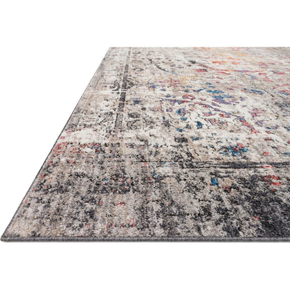 Medusa MED-02 Rug by Loloi in granite, multi. Made from 100% polyester in a modern style.