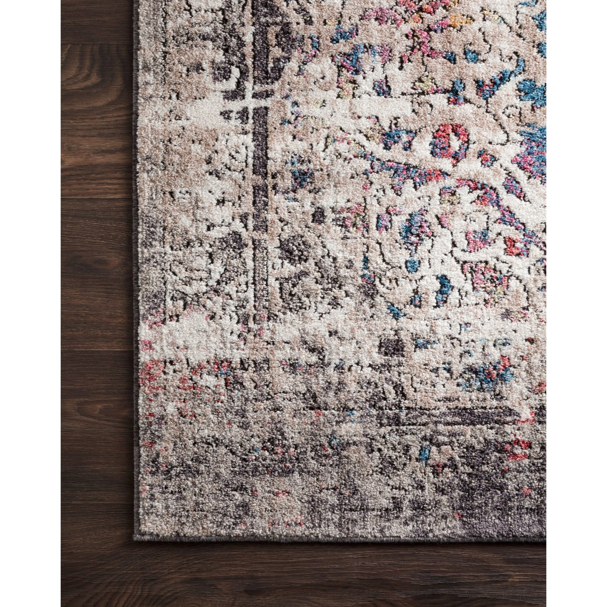 Medusa MED-02 Rug by Loloi in granite, multi. Made from 100% polyester in a modern style.