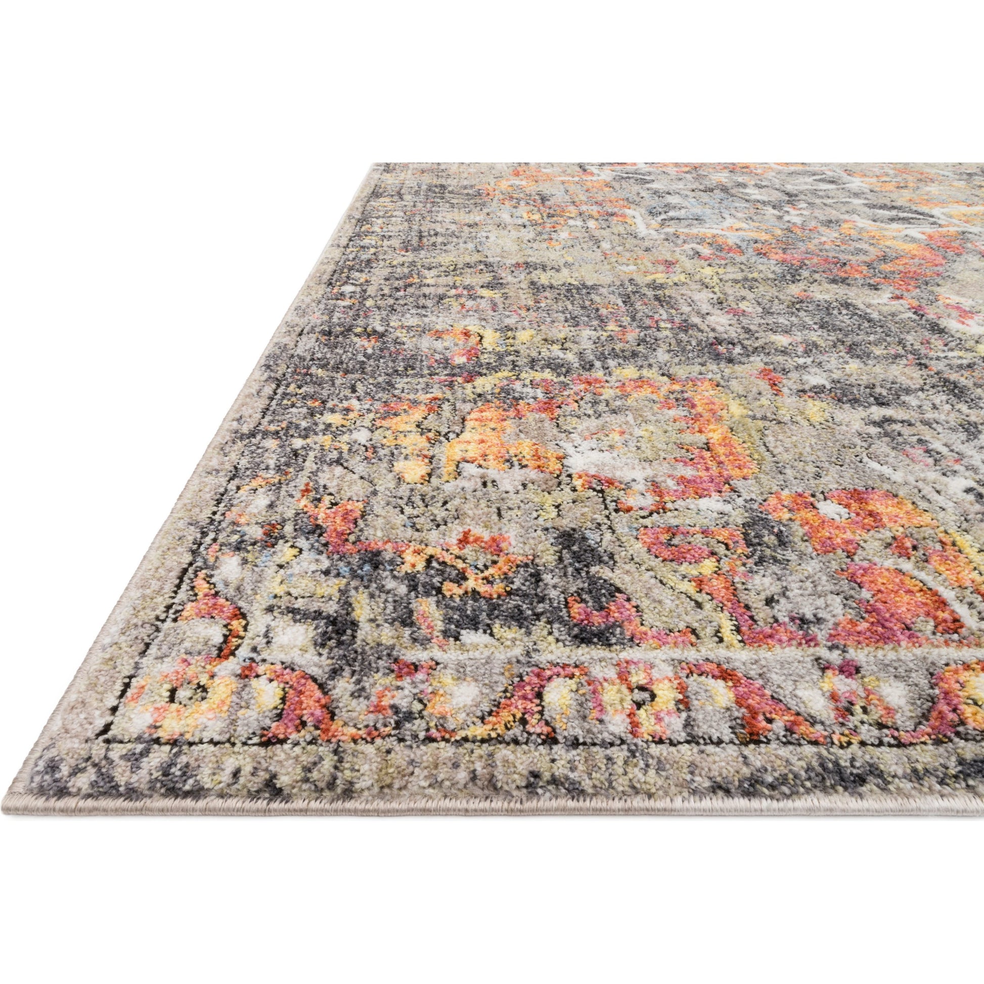 Medusa MED-03 Rug by Loloi in taupe, sunset. Made from 100% polyester in a modern style.