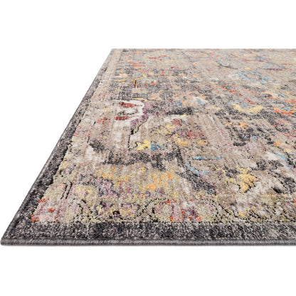 Medusa MED-06 Rug by Loloi in charcoal, fiesta. Made from 100% polyester in a transitional style.