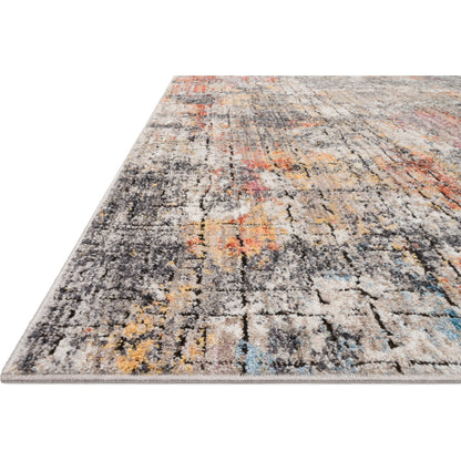 Medusa MED-07 Rug by Loloi in graphite, sunset. Made from 100% polyester in a modern style.