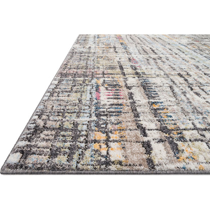 Medusa MED-08 Rug by Loloi in charcoal, multi. Made from 100% polyester in a modern style.
