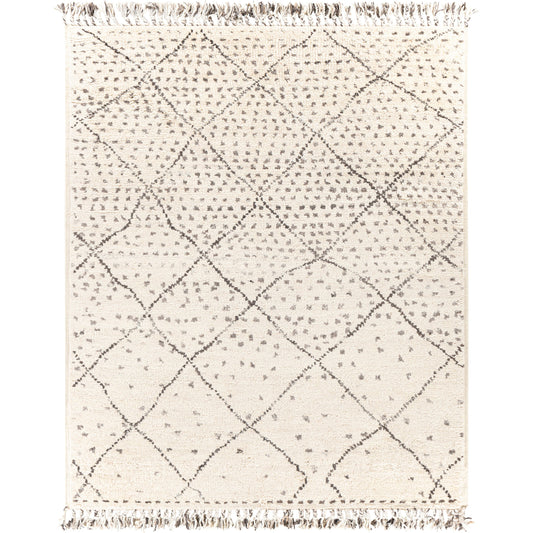 Meknes Rug - 26657 by Surya in cream, charcoal, gray. Made from 100% new zealand wool in a unique style.