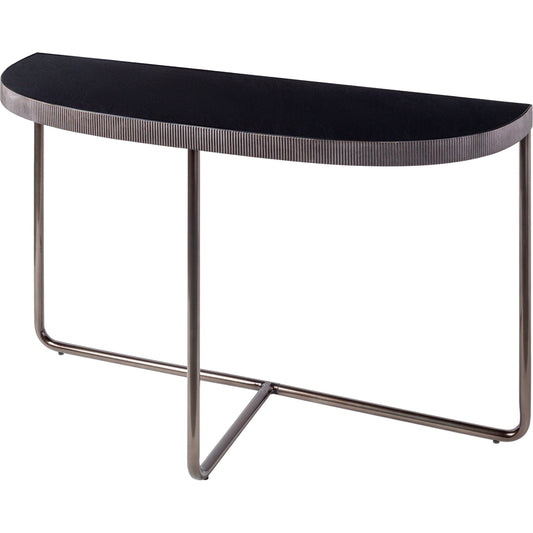 004 SI-1923445 | Primary Silo | Melton - 32775 by Surya in black and nickel, glossy. Made from top: glass, base: metal in a modern style.