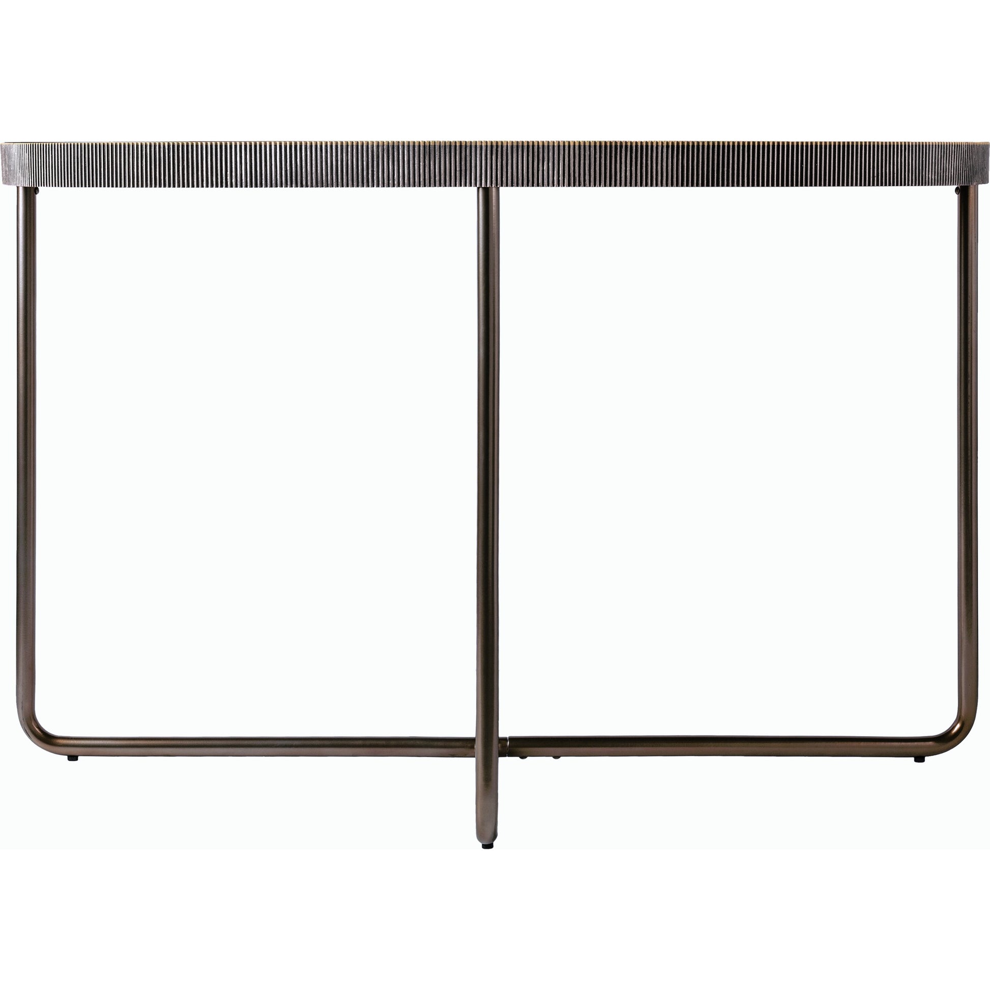Melton - 32775 by Surya in black and nickel, glossy. Made from top: glass, base: metal in a modern style.