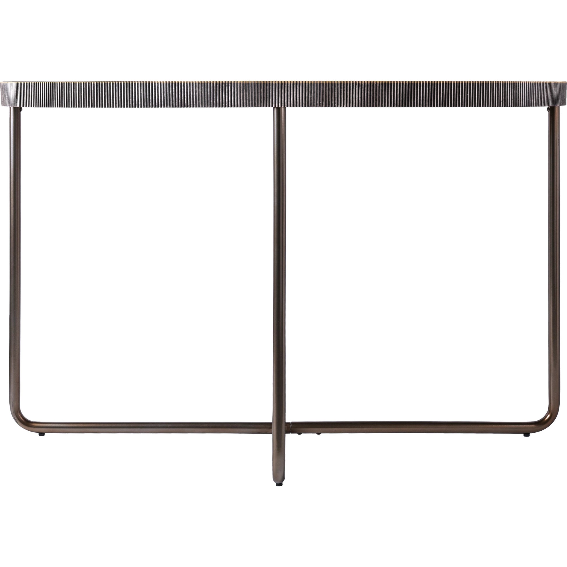 Melton - 32775 by Surya in black and nickel, glossy. Made from top: glass, base: metal in a modern style.