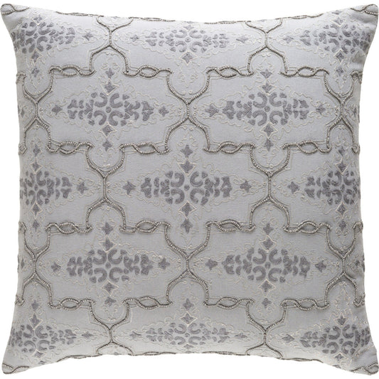 Mercury Pillow - 18269 by Surya. Made from 100% cotton in a traditional style.