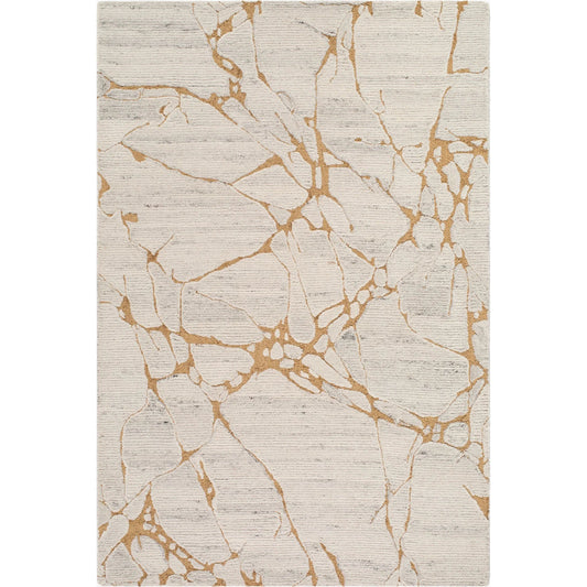 Mermer Rug - 534460 by Surya. Made from wool, viscose in a unique style.