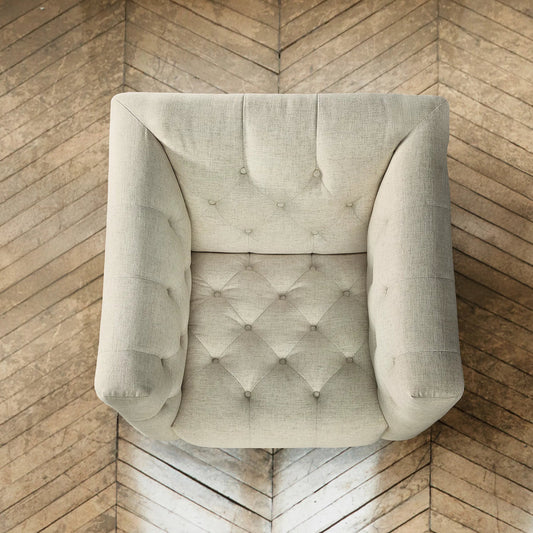 Nicolla Stationary Chair by Hooker Furniture in matte black. Made from unique in a traditional style.