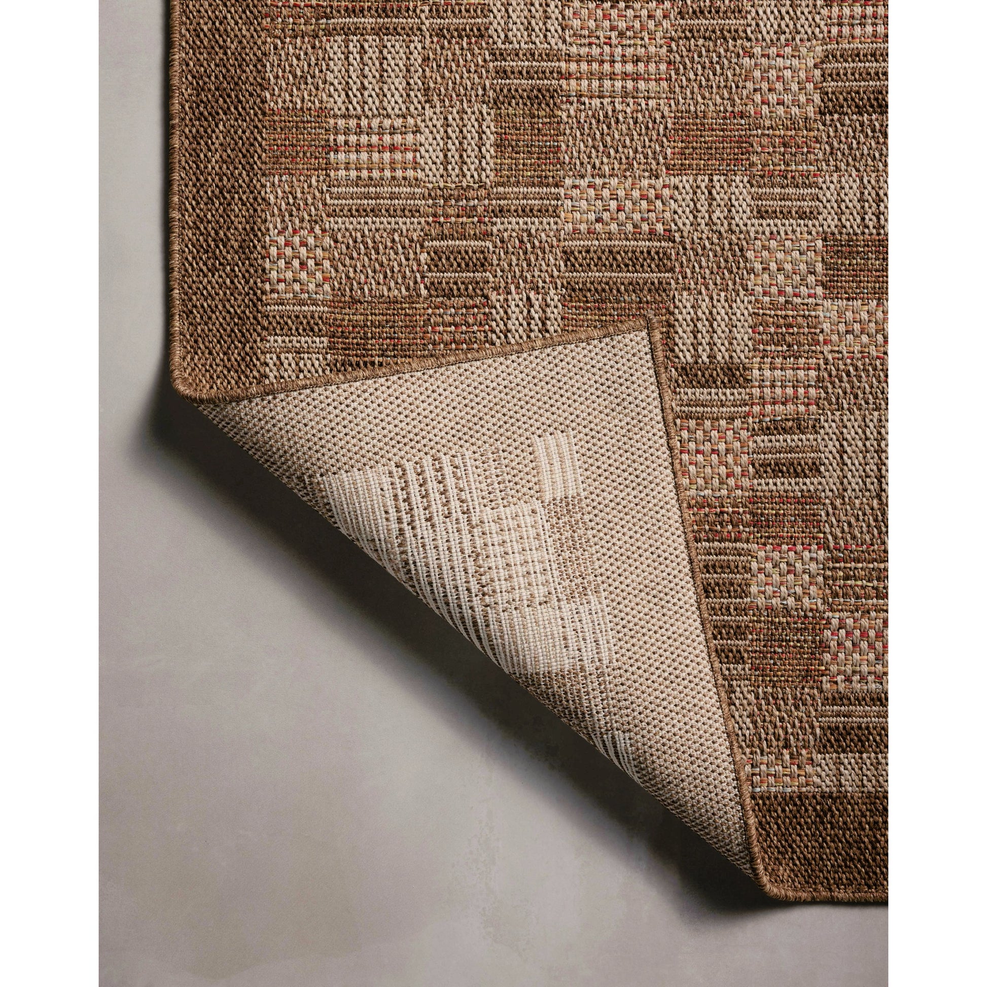 Merrick MER-04 Rug by Loloi II in chestnut, fiesta. Made from 100% polypropylene in a unique style.