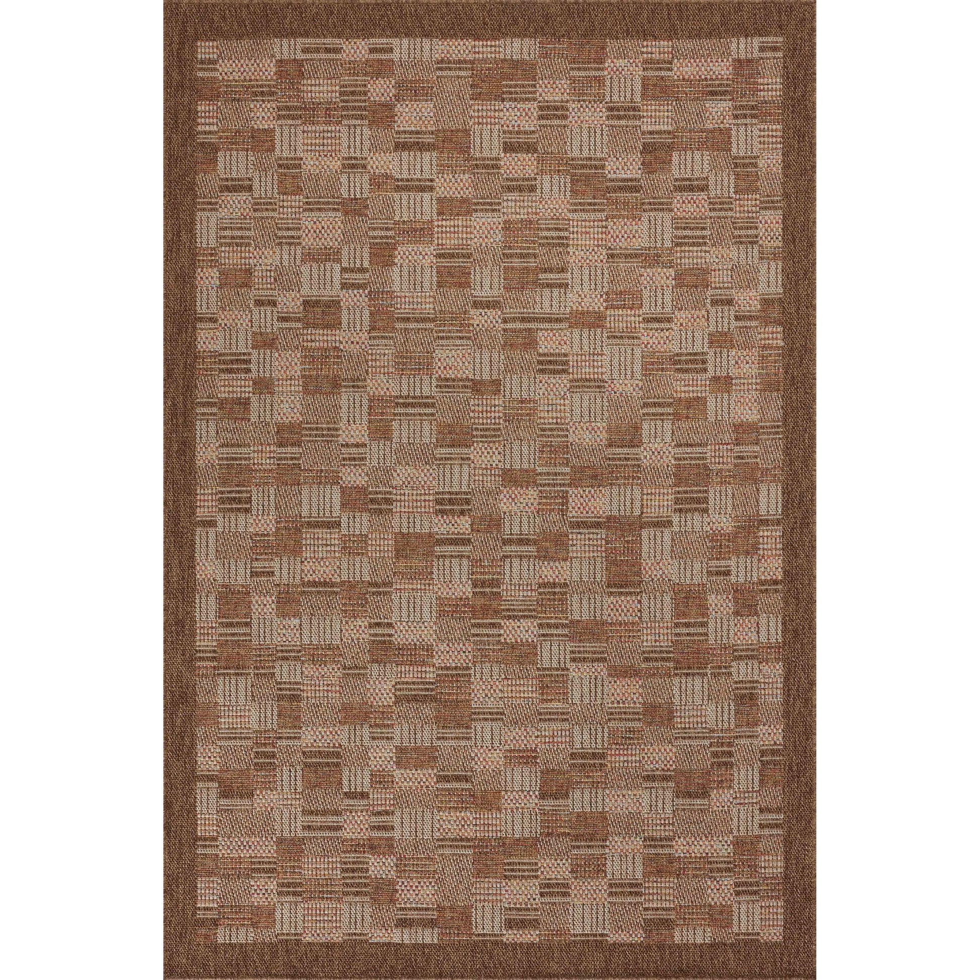 Merrick MER-04 Rug by Loloi II in chestnut, fiesta. Made from 100% polypropylene in a unique style.