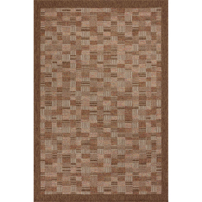 Merrick MER-04 Rug by Loloi II in chestnut, fiesta. Made from 100% polypropylene in a unique style.