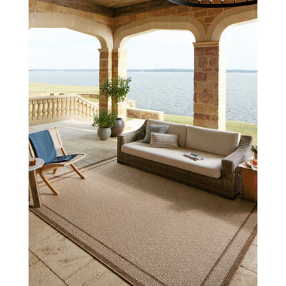 Merrick MER-05 Rug by Loloi II in chestnut, oatmeal. Made from 100% polypropylene in a unique style.