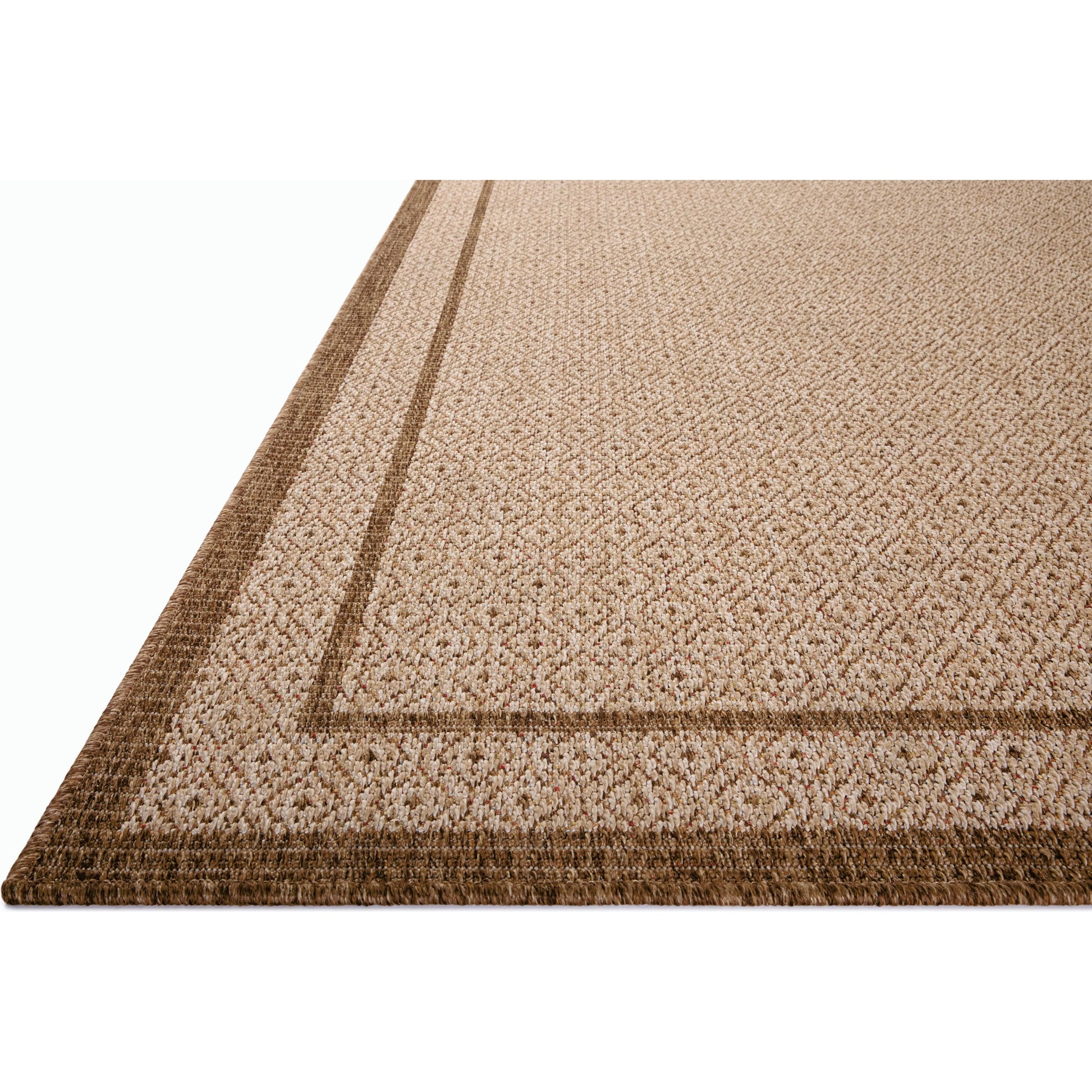 Merrick MER-05 Rug by Loloi II in chestnut, oatmeal. Made from 100% polypropylene in a unique style.