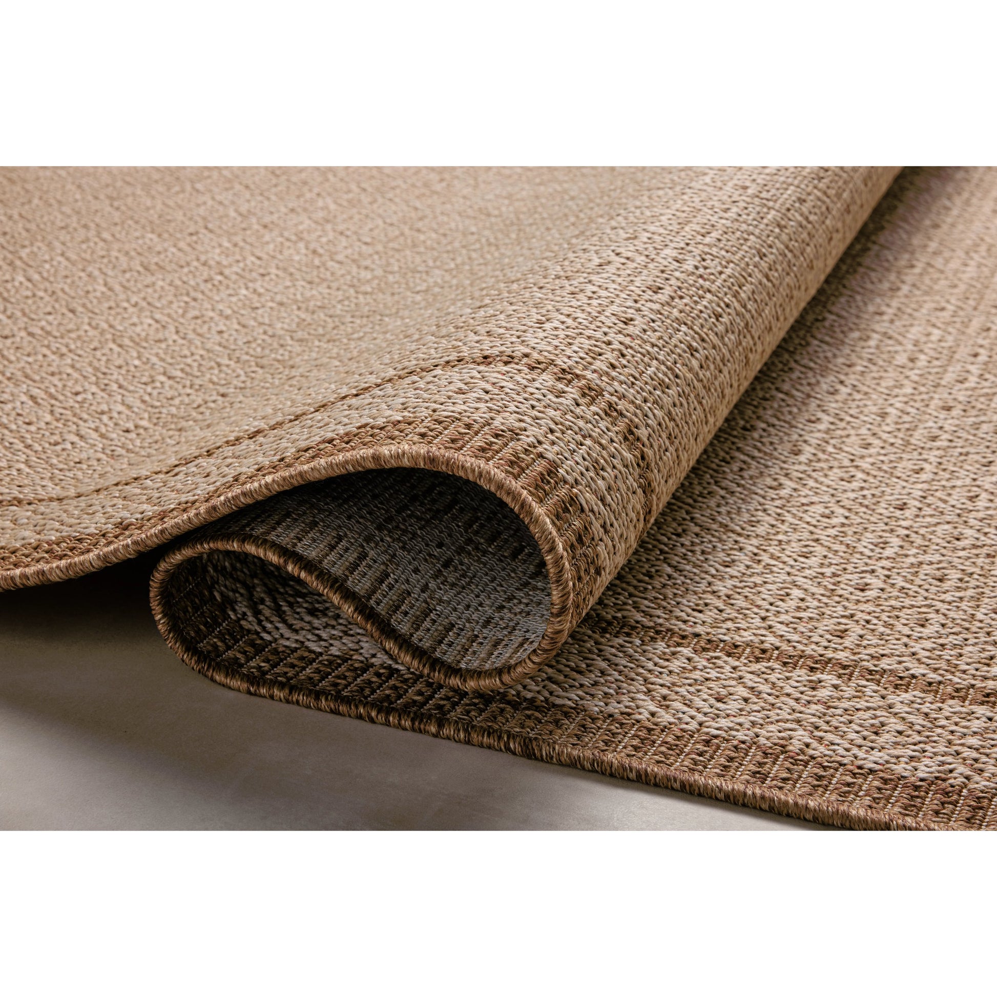 Merrick MER-05 Rug by Loloi II in chestnut, oatmeal. Made from 100% polypropylene in a unique style.