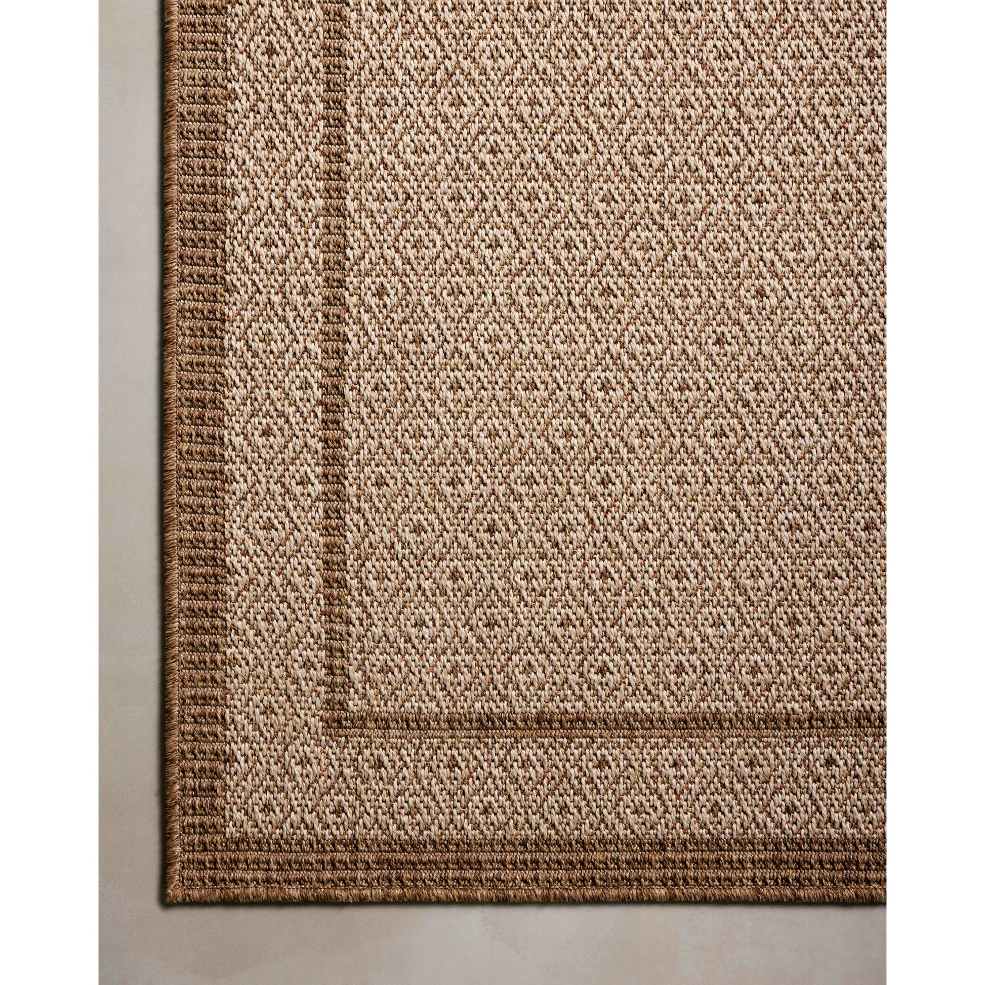 Merrick MER-05 Rug by Loloi II in chestnut, oatmeal. Made from 100% polypropylene in a unique style.