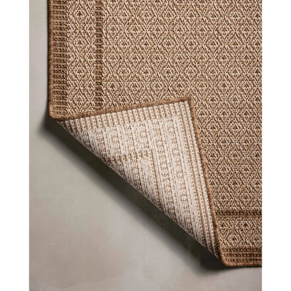 Merrick MER-05 Rug by Loloi II in chestnut, oatmeal. Made from 100% polypropylene in a unique style.