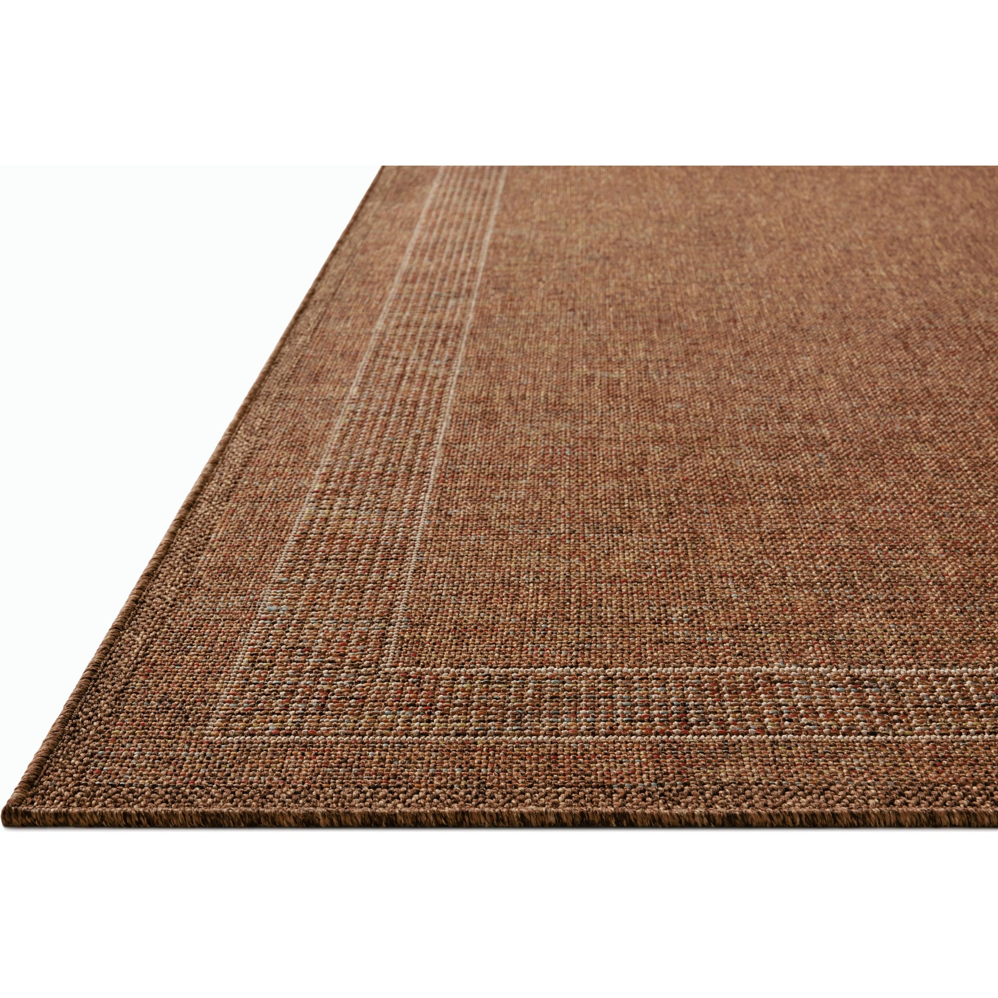 Merrick MER-07 Rug by Loloi II in cinnamon, multi. Made from 100% polypropylene in a unique style.