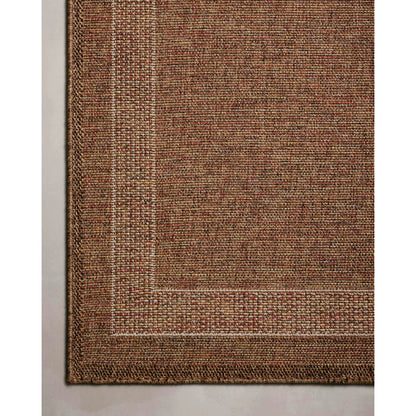 Merrick MER-07 Rug by Loloi II in cinnamon, multi. Made from 100% polypropylene in a unique style.