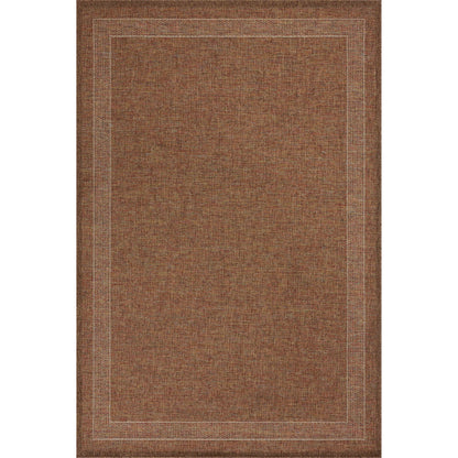 Merrick MER-07 Rug by Loloi II in cinnamon, multi. Made from 100% polypropylene in a unique style.