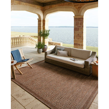 Merrick MER-08 Rug by Loloi II in natural, fiesta. Made from 100% polypropylene in a unique style.
