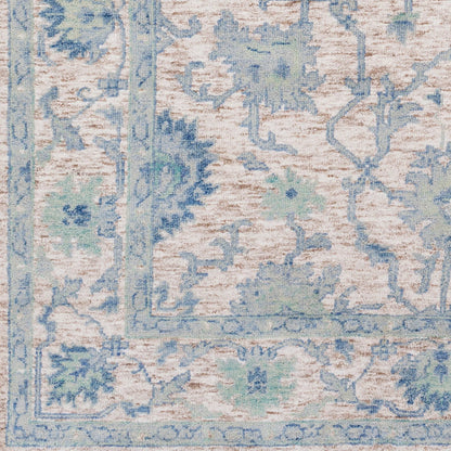 Maeva Rug - 15530 by Surya in light olive, black, olive, cream. Made from 60% wool, 40% viscose in a unique style.